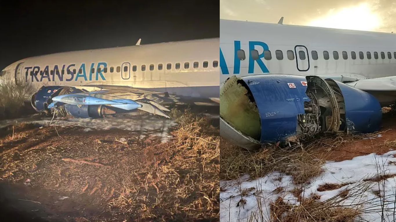 Plane Skid: ఘోరప్రమాదానికి గురైన బోయింగ్‌ విమానం.. వీడియో వైరల్..