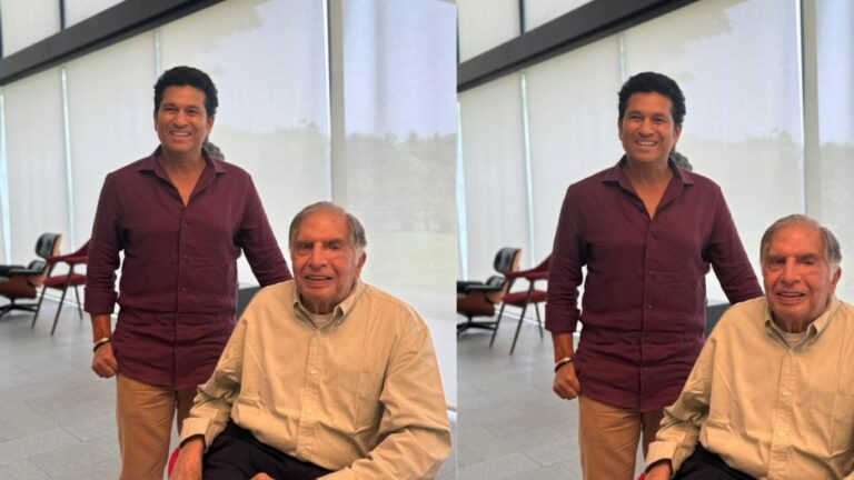 Sachin – Ratan Tata: ఇద్దరు దిగ్గజాలు ఒకే చోట.. ఫోటో వైరల్..