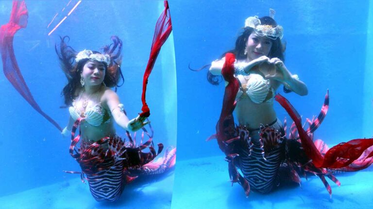 Mermaid Show Kukatpally: హైదరాబాద్ లో ప్రత్యక్షమైన సాగర కన్యలు.. చూసేందుకు ఎగబడ్డ జనం