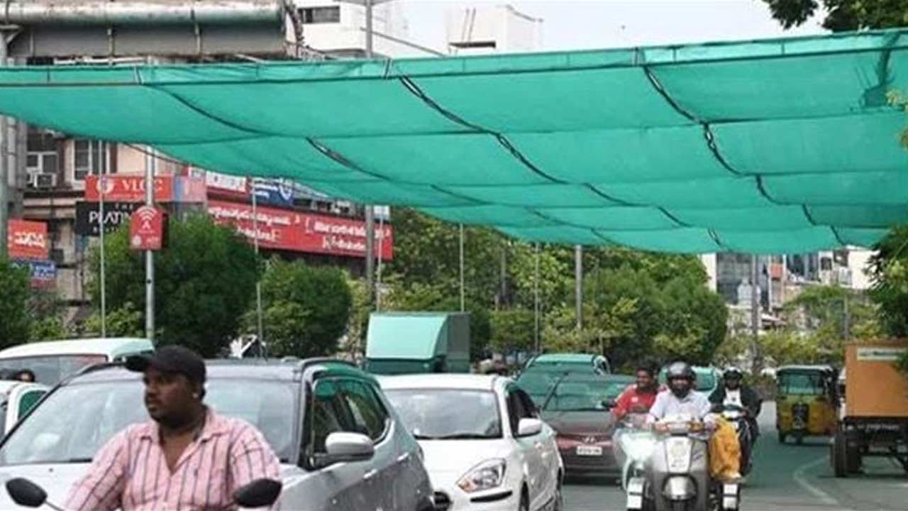 Shade Canopies : వాహనదారులకు వేడి నుంచి రక్షణ కల్పించేందుకు షేడ్ క్యానోపీలు