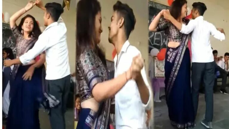 Student Teacher Romantic Video: క్లాస్ లో టీచర్ తో స్టూడెంట్ రోమాంటిక్ స్టెప్పులు..