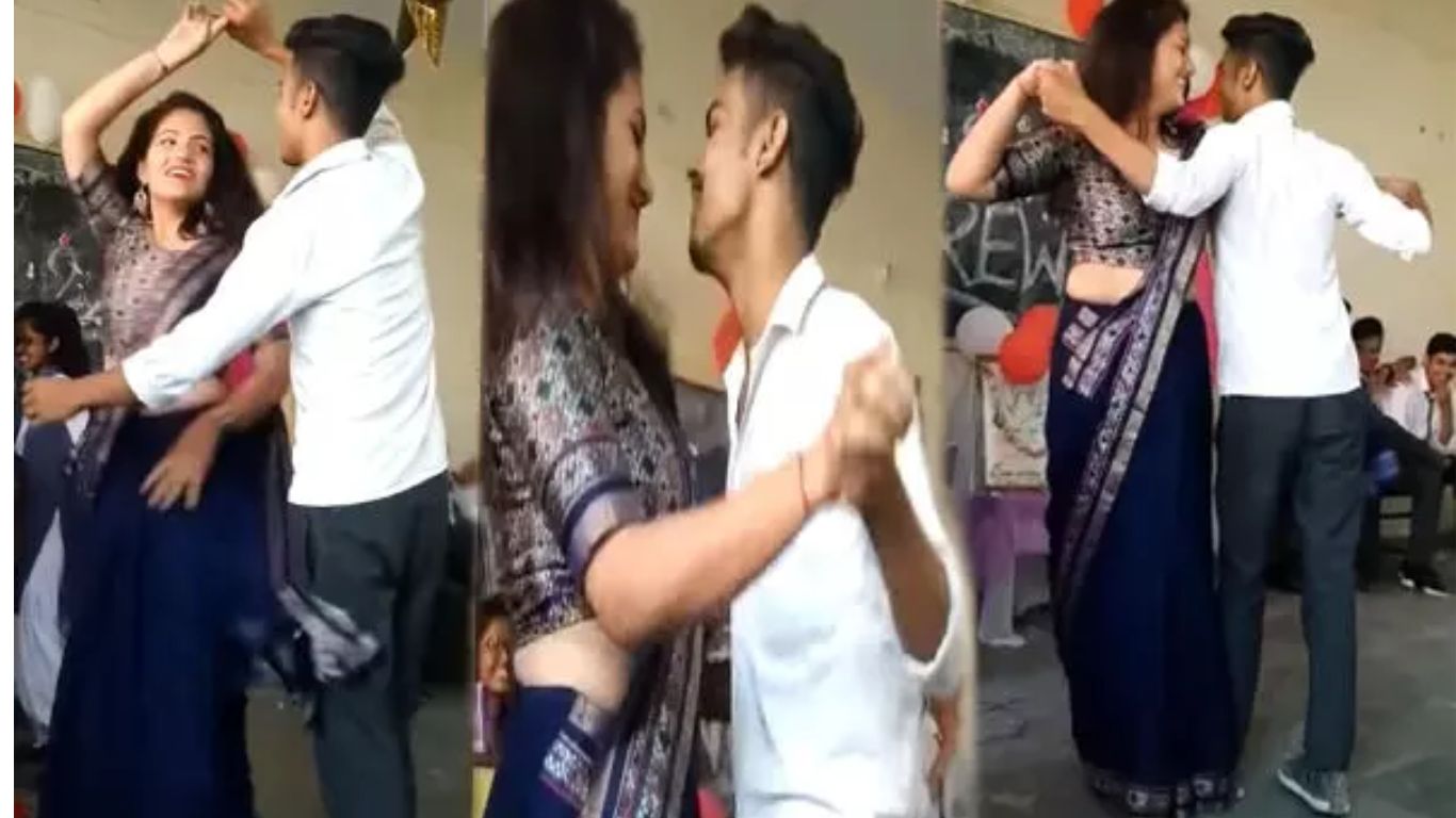 Student Teacher Romantic Video: క్లాస్ లో టీచర్ తో స్టూడెంట్ రోమాంటిక్ స్టెప్పులు..