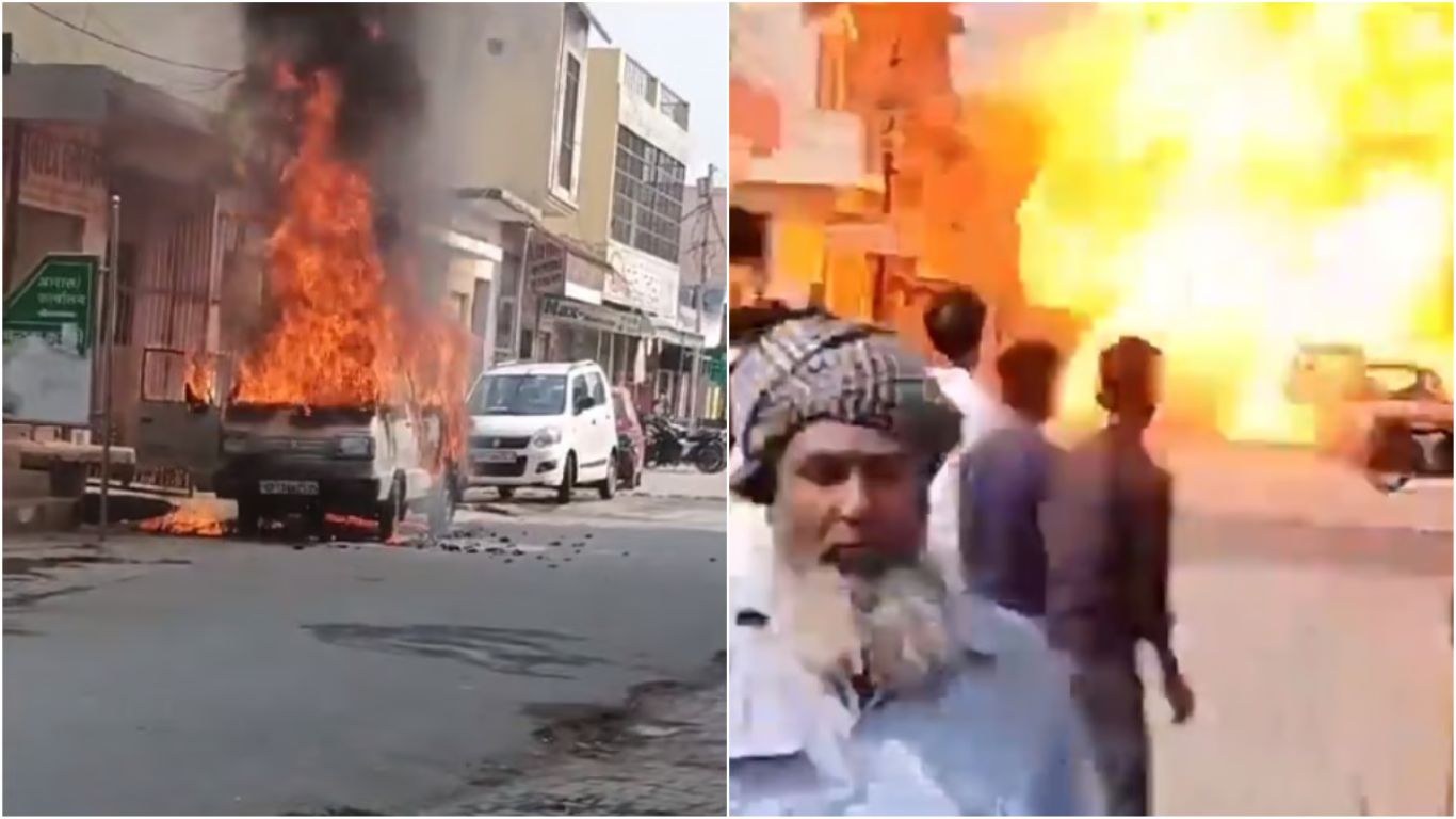 Van Blast: బాంబులా పేలిన మారుతీ వ్యాన్.. భయంతో పరుగులు పెట్టిన ప్రజలు.. వీడియో వైరల్..