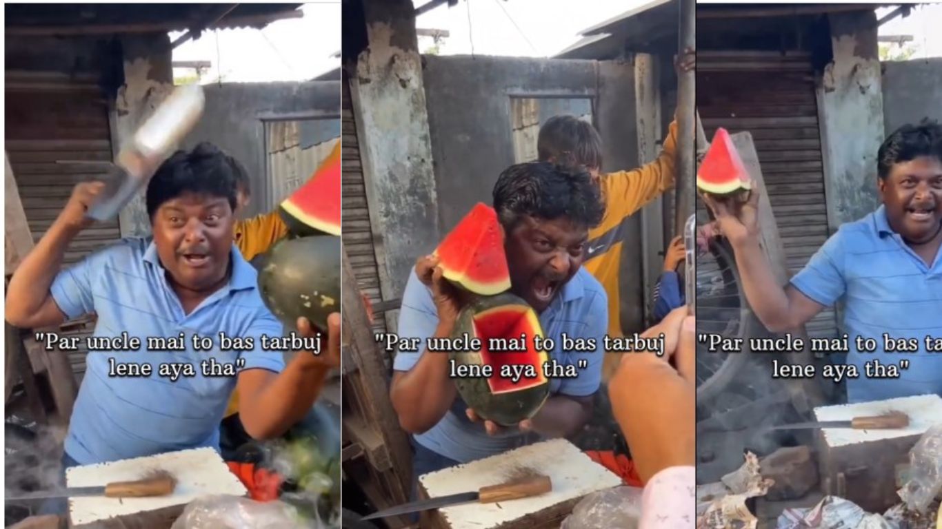 Shocking Video: వామ్మో.. ఈయన ఎవరండీ బాబు.. పుచ్చకాయ కొనకపోతే ఏం చేస్తాడేమో ఏంటో..