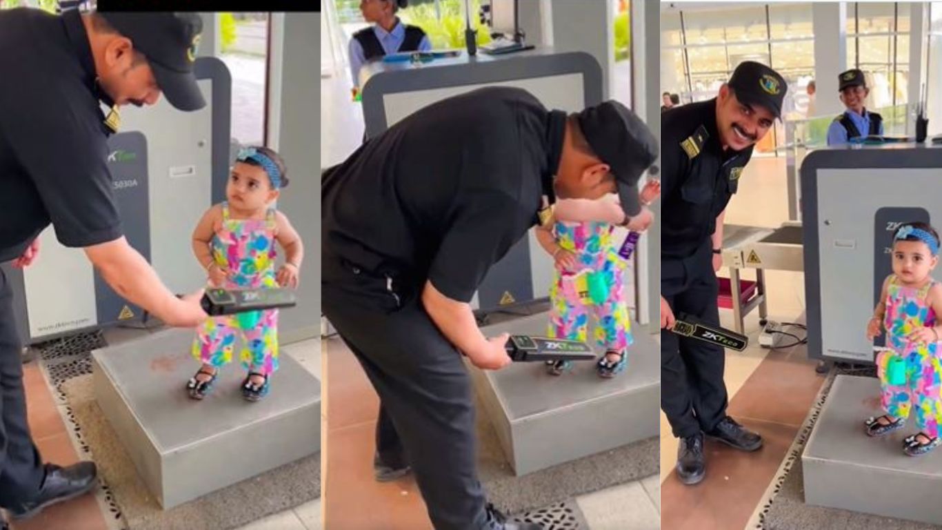 Viral Video: అరెరె.. దాచిన చాక్లెట్ ను చెకింగ్ అంకుల్ కనిపెట్టేశాడే.. ఇప్పుడెలా..