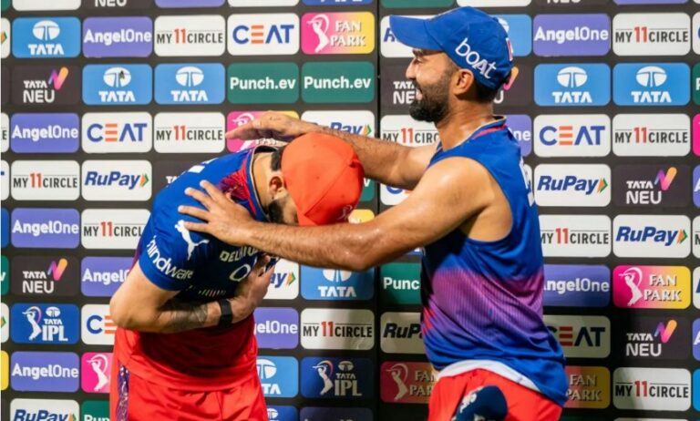 Virat Kohli – DK: దినేష్ కార్తీక్ ముందు తలవంచిన విరాట్ కోహ్లీ.. వీడియో వైరల్..