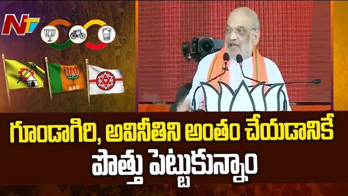 Amit Shah: సీఎం జగన్‌పై అమిత్‌షా హాట్‌ కామెంట్లు.. ఏపీ రాజధానిపై కీలక వ్యాఖ్యలు