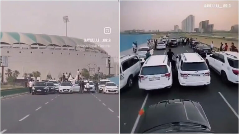 Viral video: నడిరోడ్డుపై బర్త్ డే సెలబ్రేషన్స్.. వాహనదారులకు ఇక్కట్లు