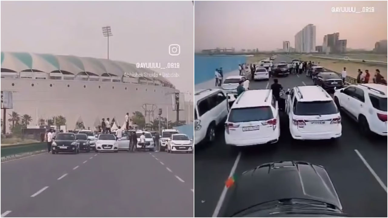 Viral video: నడిరోడ్డుపై బర్త్ డే సెలబ్రేషన్స్.. వాహనదారులకు ఇక్కట్లు