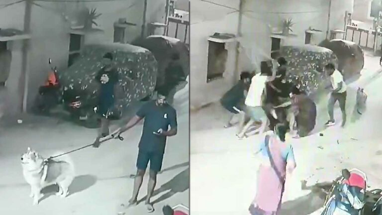 Attack on Couple: పెంపుడు కుక్క విసిగిస్తోందని దంపతులపై దాడి.. హైదరాబాద్‌ లో ఘటన