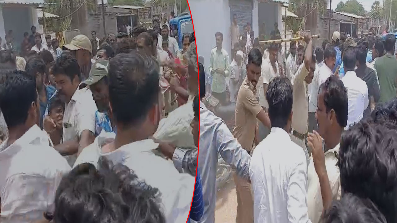 Gannavaram High Tension: గన్నవరంలో వల్లభనేని వంశీ, యార్లగడ్డ వెంకట్రావు వర్గీయుల మధ్య దాడి..