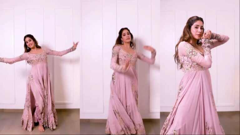 Janvikapoor : పురివిప్పిన నెమలిలా జాన్వీ ఎంత అందంగా డ్యాన్స్ చేసిందో చూశారా?