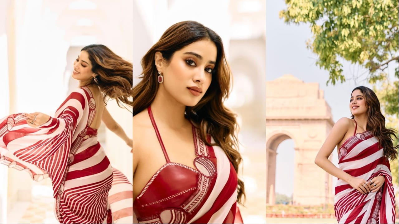 Janvikapoor : శారీలో జాన్వీ ఎంత అందంగా ఉందో చూశారా..