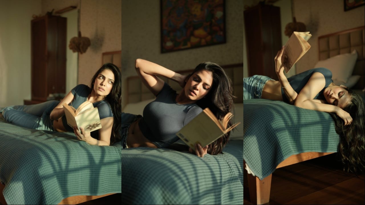 Malavika Mohanan : ఏంటి మాళవిక.. బుక్ తో ఆ పోజులేంటి..