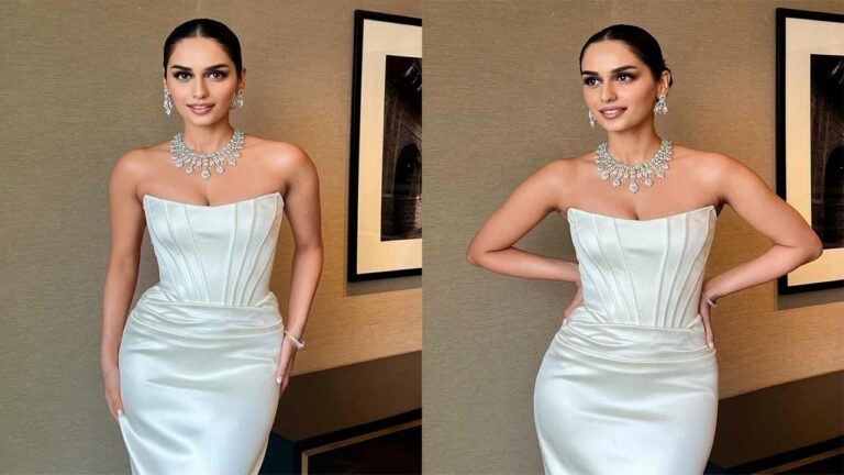 Manushi Chhillar: డైమండ్ నెక్లస్ లో మెరిసిపోతున్న మానుషి చిల్లర్…