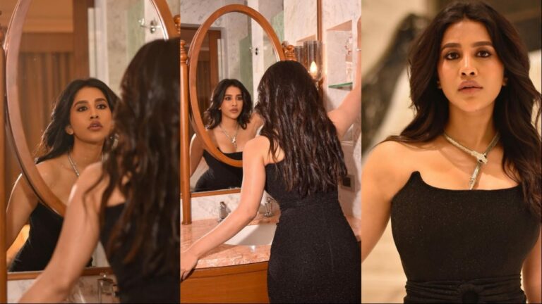 Nabha Natesh : మిర్రర్ ముందు బ్లాక్ స్లీవ్ డ్రెస్సులో ఇస్మార్ట్ పోరి స్టిల్స్..