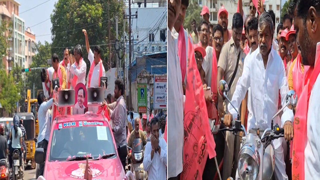 Padma Rao Goud: బైక్ నడుపుతూ.. ప్రచారం చేసిన పద్మారావు గౌడ్..