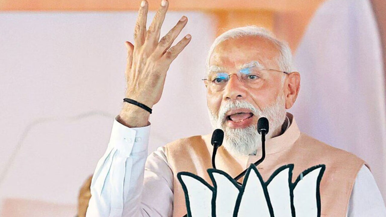 PM Modi: భారత్⁬లో అధికారంలోకి వచ్చేది బీజేపీ- ఎన్డీయే కూటమినే..