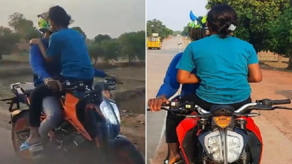 Romance On Bike