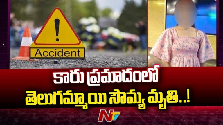 Sowmya Accident : అమెరికాలో ప్రాణాలు కోల్పోయిన మరో తెలుగు బిడ్డ..