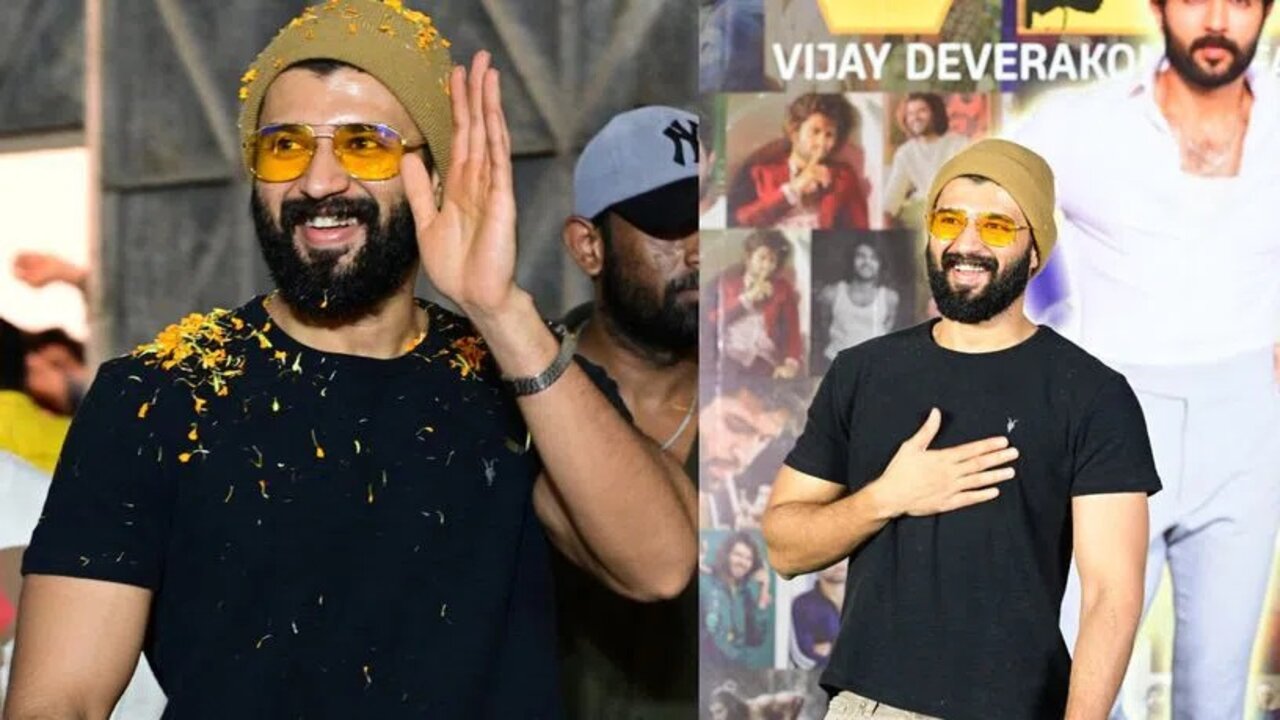 Vijay Devarakonda : వైజాగ్ లో ఫ్యాన్స్ తో సందడి చేసిన విజయ్ దేవరకొండ.. పిక్స్ వైరల్…