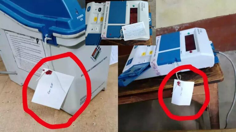 EVMs: ఈవీఎంలకు బీజేపీ ట్యాగ్‌లు.. ఈసీ క్లారిటీ