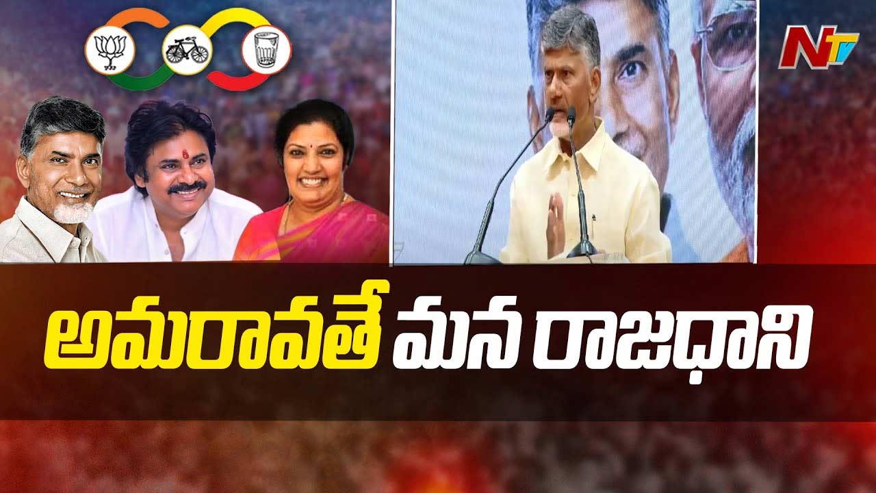 Chandrababu Naidu: ఏపీ రాజధానిగా అమరావతే.. ఆర్థిక రాజధానిగా  విశాఖ..!