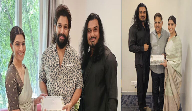 Varalaxmi Sarathkumar: అల్లు అర్జున్ కు పెళ్లి కార్డు అందించిన కాబోయే భార్యాభర్తలు..