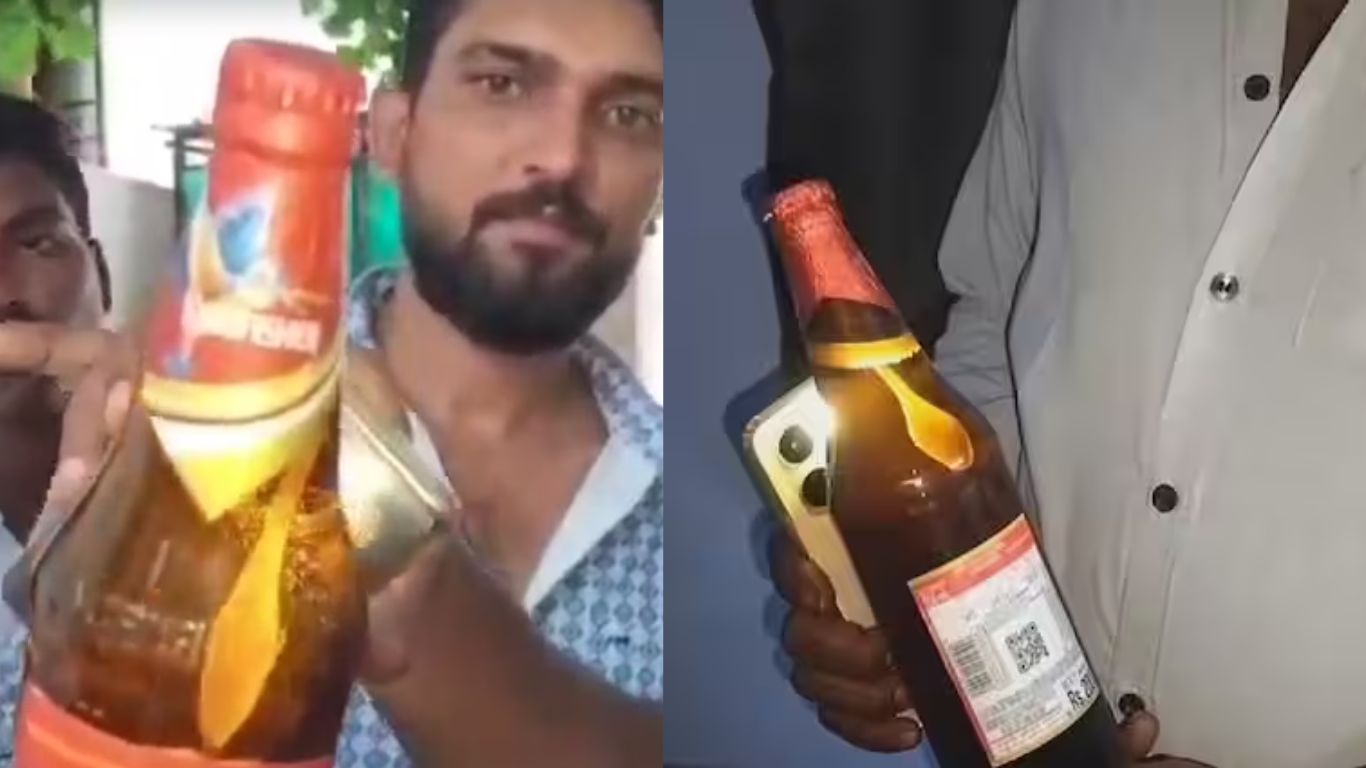 Beer Bottle : సీల్డ్ బీరు సీసాలో ప్లాస్టిక్ స్పూన్.. ఎక్కడంటే..