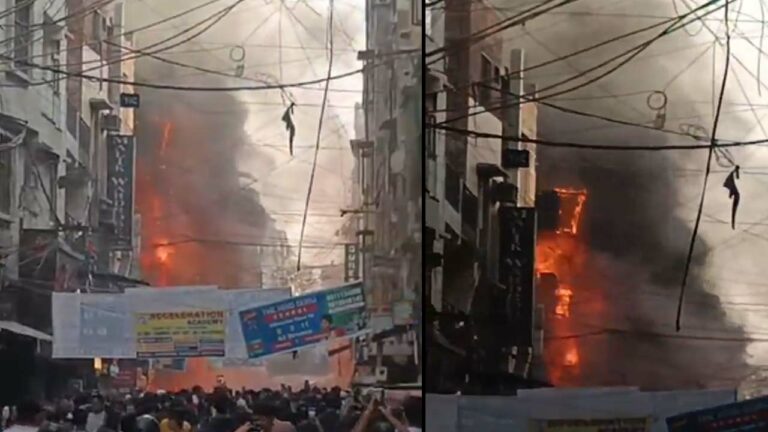 Delhi: ఓ రెస్టారెంట్‌లో భారీ అగ్నిప్రమాదం.. మంటలార్పుతున్న 7 ఫైరింజన్లు
