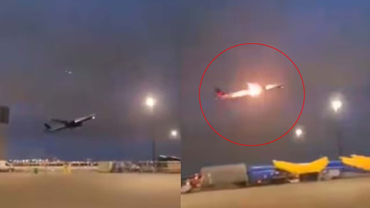 Canada flight: విమానానికి తప్పిన పెను ప్రమాదం.. గాల్లో ఉండగా మంటలు