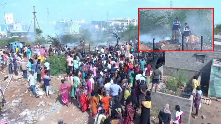 Nellore: ఆరు సిలిండర్లు ఒక్కసారిగా పేలడంతో అగ్నిప్రమాదం.. దివ్యాంగురాలు మృతి