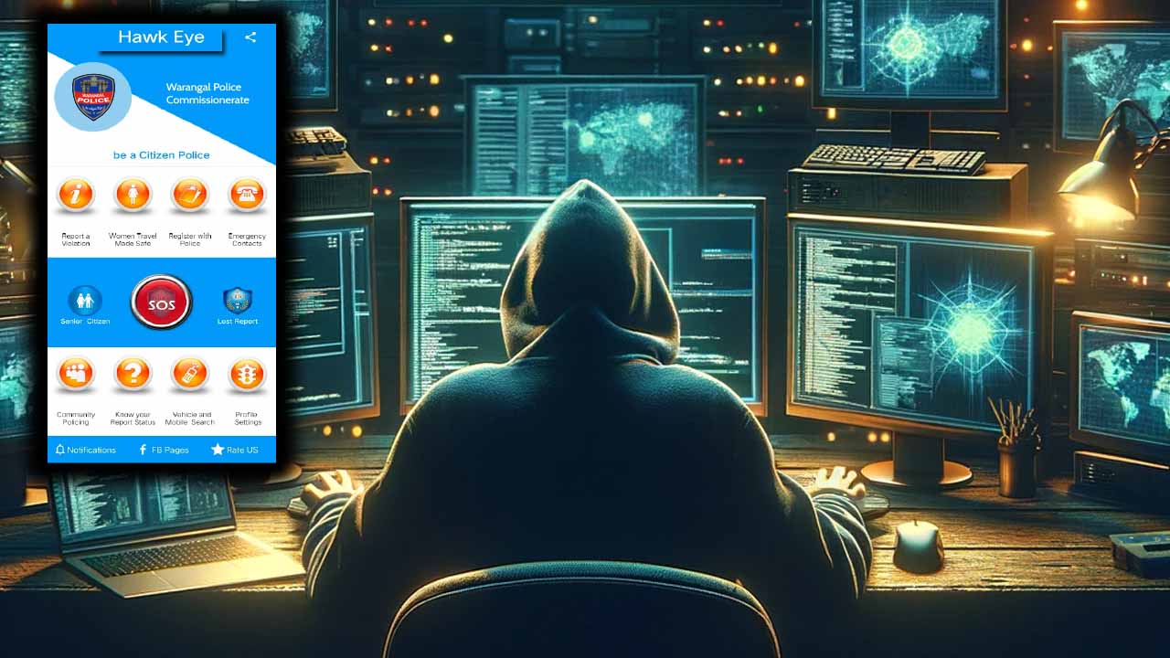 Hackers: పోలీస్ యాప్ నే హాక్ చేసిన కేటుగాళ్లు.. ఆన్ లైన్ లో డేటా సేల్‌..