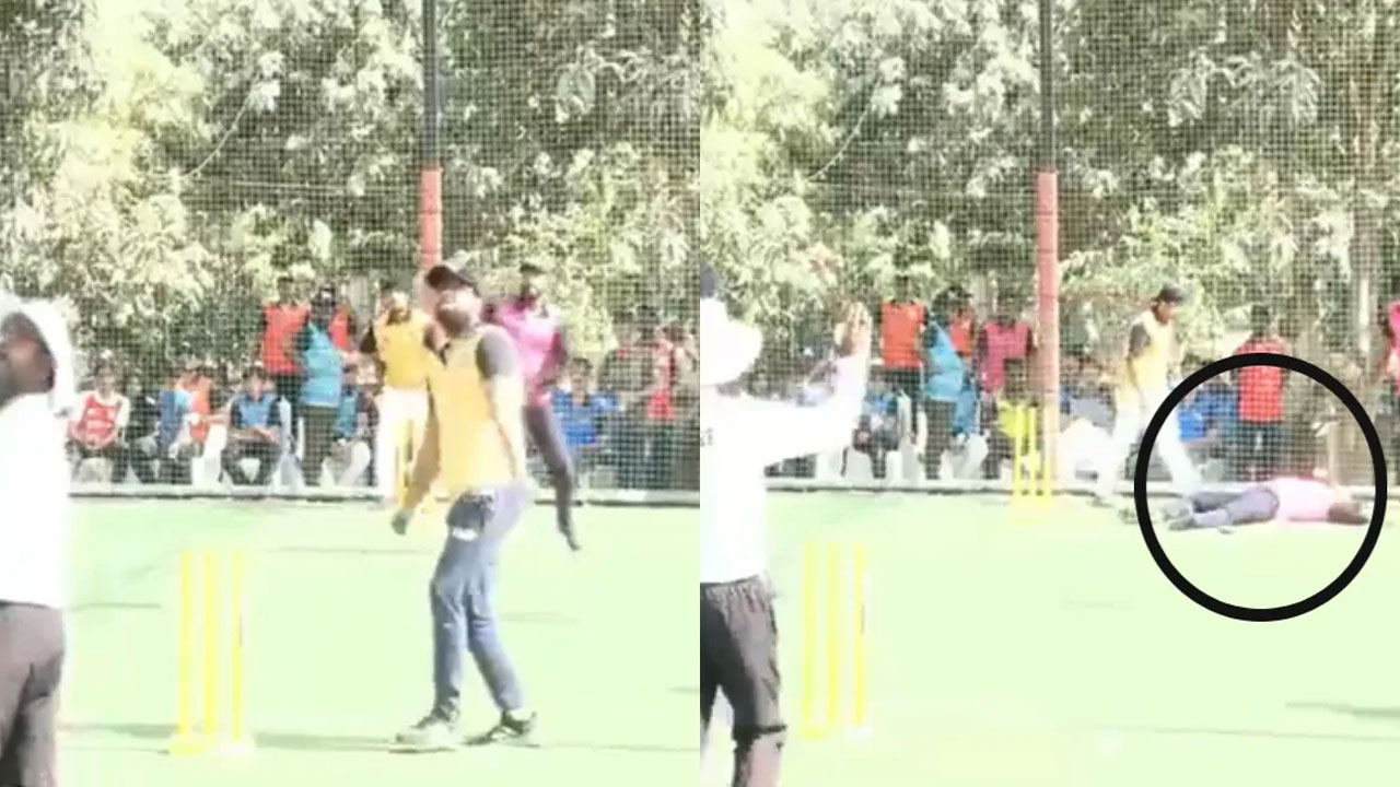 Heart Attack: క్రికెట్ బ్యాటింగ్ చేస్తూ గుండెపోటుతో ఓ వ్యక్తి మృతి..