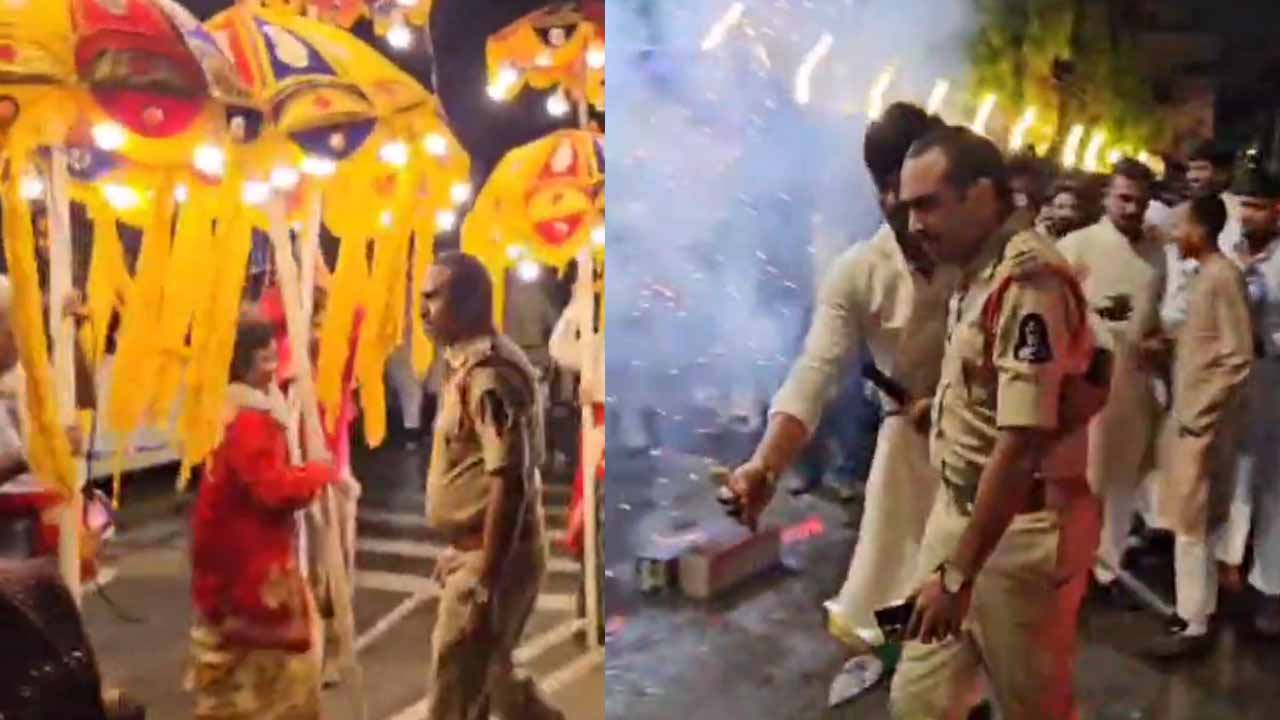 Hyderabad: పెళ్లి బరాత్‌ను అడ్డుకున్న పోలీసులు.. వాగ్వాదం, తోపులాట..