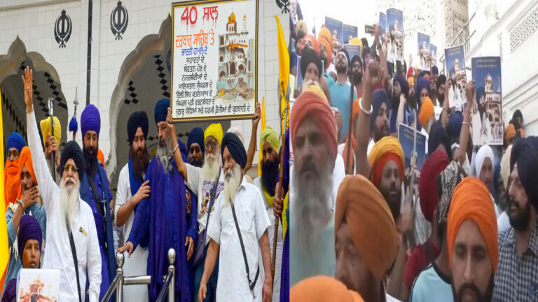 Khalistan: గోల్డెన్ టెంపుల్‌లో ఖలిస్తానీ నినాదాలు.. భింద్రన్‌వాలే పోస్టర్ల ప్రదర్శన..