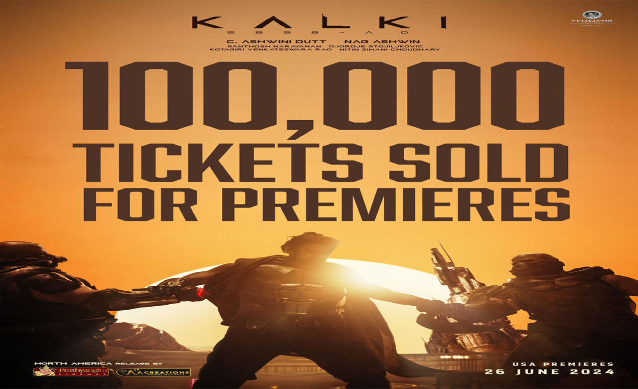 Kalki 2898AD : విధ్వంసం సృష్టిస్తున్న ప్రభాస్ “కల్కి”.. ప్రీమియర్ షోలకే లక్ష టికెట్స్ సోల్డ్ అవుట్..