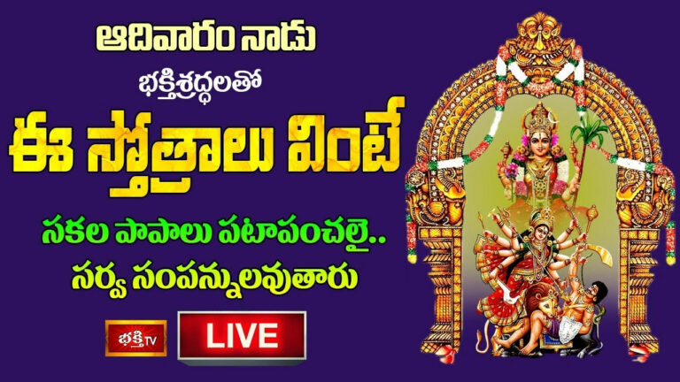 ఆదివారం నాడు భక్తిశ్రద్ధలతో ఈ స్తోత్రాలు వింటే సకల పాపాలు పటాపంచలై.. సర్వ సంపన్నులవుతారు