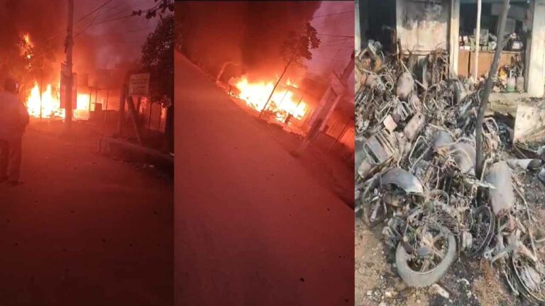 Fire Accident: మేడ్చల్ లో అగ్నిప్రమాదం.. మెకానిక్ షాప్ లో మంటలు..