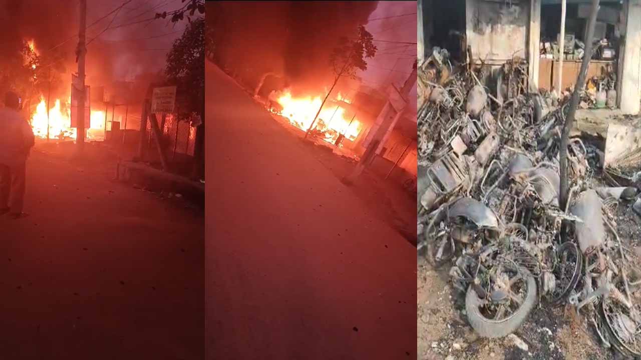 Fire Accident: మేడ్చల్ లో అగ్నిప్రమాదం.. మెకానిక్ షాప్ లో మంటలు..