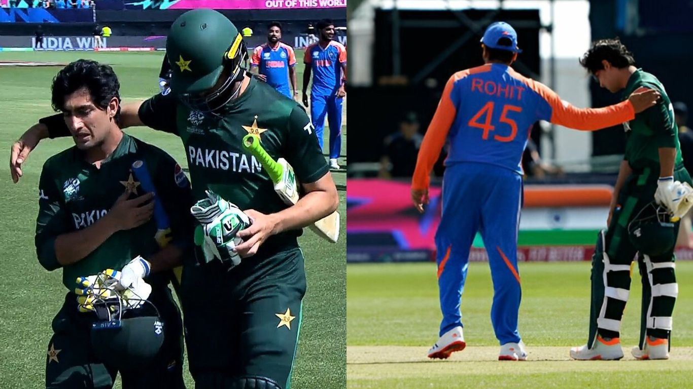 Rohit Sharma: కంటతడి పెట్టిన పాకిస్తాన్ ప్లేయర్.. ఓదార్చిన రోహిత్ శర్మ!