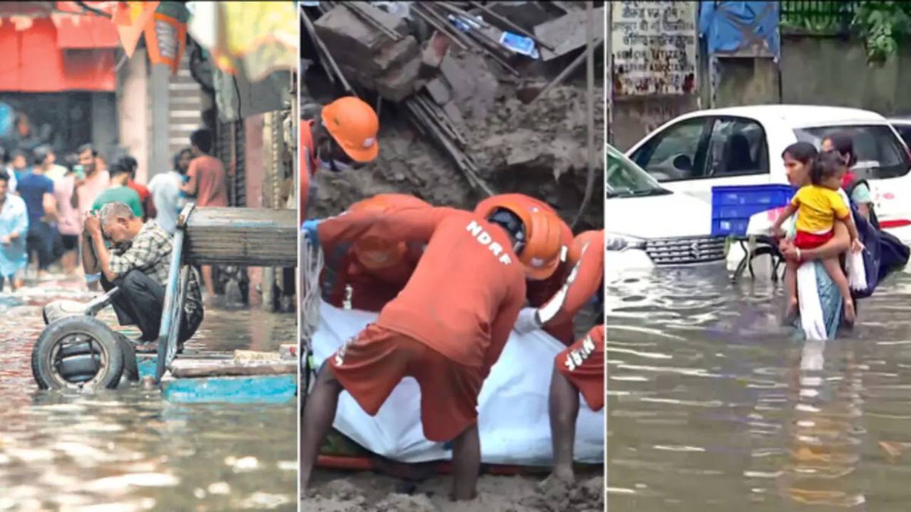 Delhi Rains : ఢిల్లీలో వర్ష బీభత్సం.. ఇద్దరు పిల్లలతో సహా ఏడుగురు మృతి