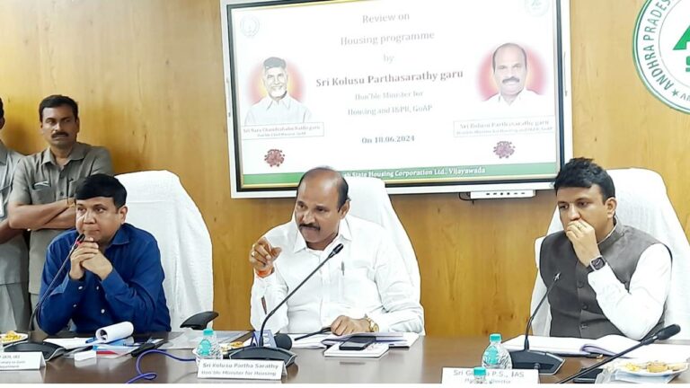 Parthasarathy: అన్ని సౌకర్యాలతో గృహాలు నిర్మించే బాధ్యత ప్రభుత్వానిదే:మంత్రి పార్థసారథి