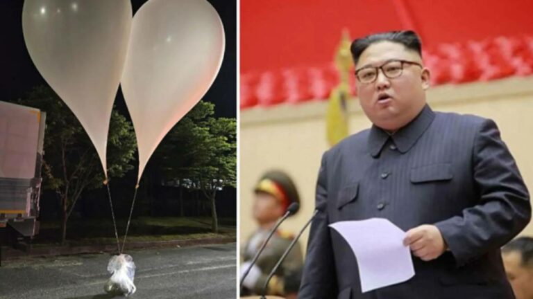 Northkorea : చెత్త, మలమూత్రాలు నింపిన బెలూన్లను దక్షిణ కొరియాకు పంపుతున్న కిమ్