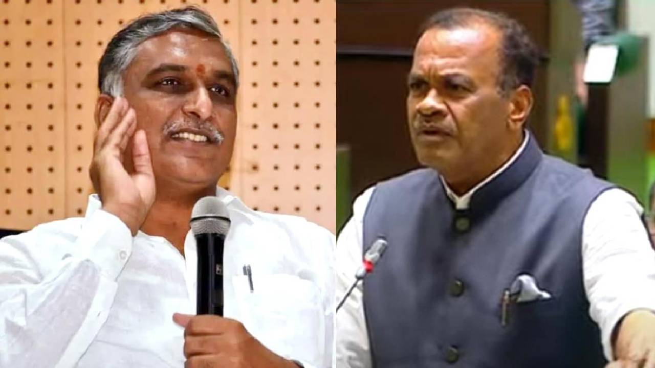 T. Harish Rao: మంత్రికి మతిభ్రమించింది.. కోమటిరెడ్డి  వెంకట్ రెడ్డిపై హరీష్ రావు ఫైర్