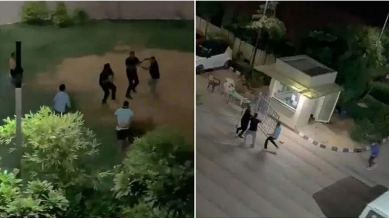 Viral video: గురుగ్రామ్ అపార్ట్‌మెంట్‌లో ఘర్షణ.. దేనికోసమంటే..!