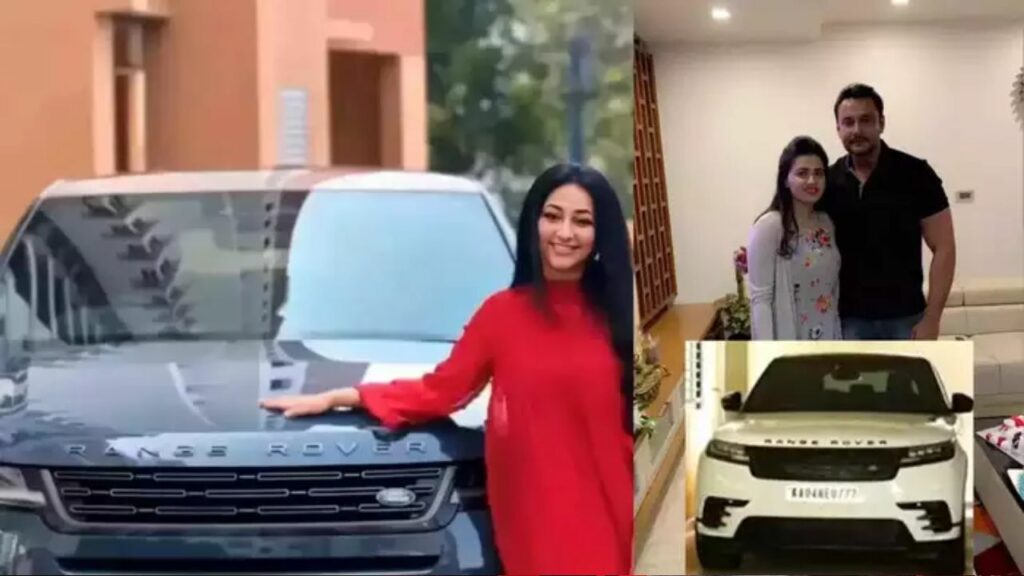 Pavithra Gowda Range Rover