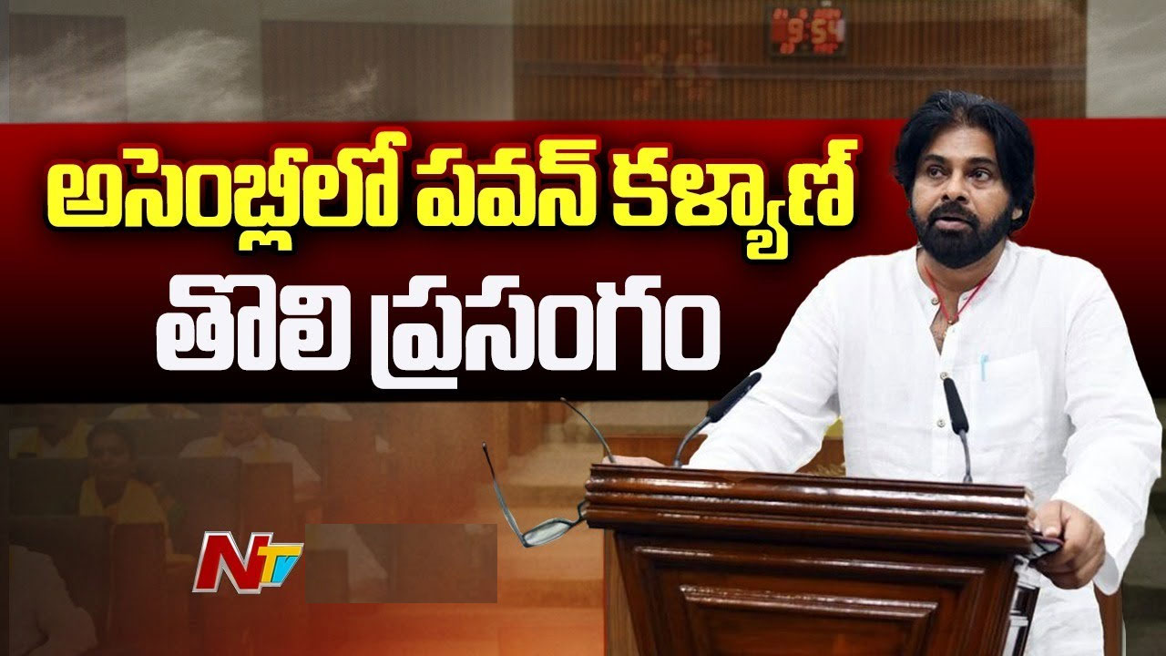 Pawan Kalyan: అసెంబ్లీలో పవన్‌ కల్యాణ్ తొలి ప్రసంగం..