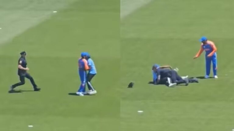 Rohit Sharma-Fan: ప్లీజ్ ఏమనొద్దు.. పోలీసులకు రోహిత్ శర్మ రిక్వెస్ట్‌ (వీడియో)!