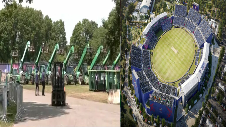 New York: నసావు కౌంటీ స్టేడియంను కూల్చివేయడానికి వచ్చిన బుల్డోజర్లు.. ఎందుకో తెలుసా..?